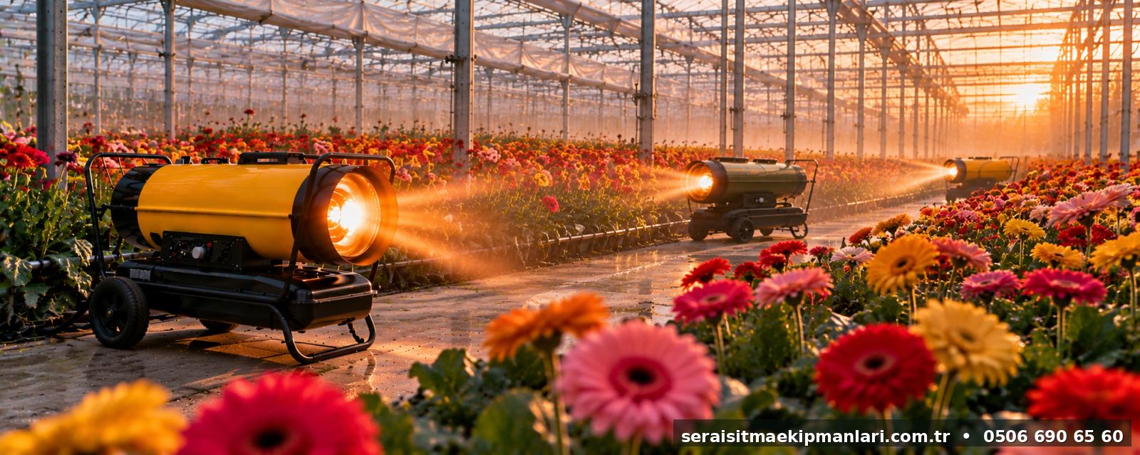 Gerbera Serası Isıtıcı - Nemark